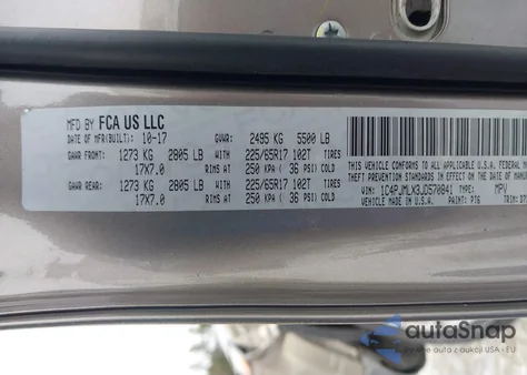 2018 Jeep Cherokee Latitude Plus 4X4 z USA, uszkodzony, nr VIN 1C4PJMLX3JD570841